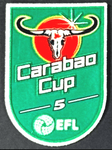 2025-27 Carabao**EFL**Cup Winners 5**Chelsea & Aston Villa**Official SportingiD Football Badge Patch