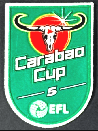 2025-27 Carabao**EFL**Cup Winners 5**Chelsea & Aston Villa**Official SportingiD Football Badge Patch