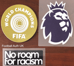2025-27 Chelsea**PREMIER LEAGUE & WORLD CLUB CHAMPIONS**Official Player Issue Size Badge Patch Set