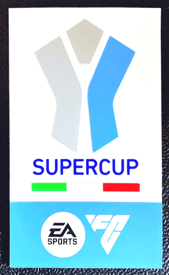 2025 AC Milan vs Inter Milan**SUPERCOPPA FINAL RIYADH**Official Player Issue Football Badge Patch