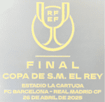 2025 Barcelona**COPA DEL REY FINAL**Official Player Issue Size Match Day Transfer Details Logo