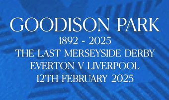 2025 Everton**The Last Merseyside Derby**Match Day Transfer Details Football Logo