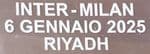 2025 Inter Milan SUPERCOPPA FINAL RIYADH Official Player Issue Size Match Transfer Details Logo