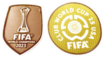 2025 Manchester City**Club World Cup & CWC Winners 2023**Official Player Issue Size Badge Patch Set