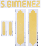 2025 Mexico**GOLD CUP**Third Shirt S.GIMENEZ#11 Official Player Issue Size Name Number Set