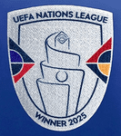 2025 Portugal**NATIONS LEAGUE WINNERS**Official Player Issue Size Chest Football Badge Patch