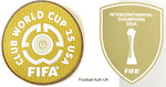 2025 Real Madrid Club World Cup & Intercontinental Cup 2024 Official Player Issue Badge Patch Set