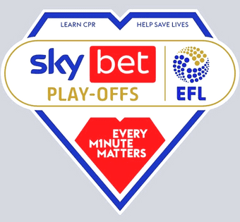 2025 Sky Bet**EFL Championship**Play-Offs Official Player Issue Size Football Badge Patch