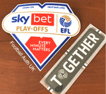 2025 Sky Bet**EFL Championship**Play-Offs Official Player Issue Size Football Badge Patch Set