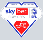 2025 Sky Bet**EFL League One**Play-Offs Official Player Issue Size Football Badge Patch
