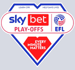 2025 Sky Bet**EFL League Two**Play-Offs Official Player Issue Size Football Badge Patch