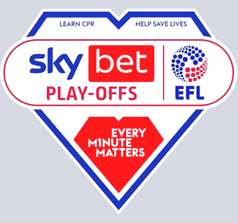 2025 Sky Bet**EFL League Two**Play-Offs Official Player Issue Size Football Badge Patch