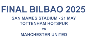 2025 Tottenham Hotspur EUROPA LEAGUE FINAL BILBAO Match Day Transfer Details Football Logo