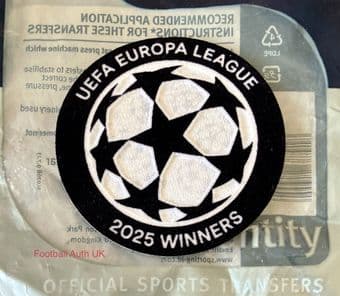 2025 Tottenham Hotspur EUROPA LEAGUE WINNERS Official Player Issue Size Football Badge Patch