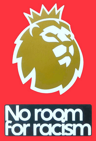 2026-27 Arsenal**EPL CHAMPIONS & NO ROOM FOR RACISM**Official Player Issue Size Badge Patch Set