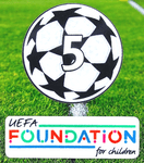 2026-27 Barcelona**UCL STARBALL BOH 5 & UEFA FOUNDATION**Official Player Issue Size Badge Patch Set