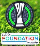 2026-27 Europa Conference League & UEFA Foundation Official Player Issue Size Badge Patch Set