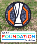 2026-27 Europa League EUROPA & UEFA FOUNDATION Official Player Issue Size Football Badge Patch Set