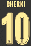 2026-27 Manchester City UCL Away Shirt CHERKI#10 Official Player Issue Size Name Number Set