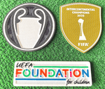 2026-27 Paris PSG**UCL  & Intercontinental Cup Champions**Official Player Issue Size Badge Patch Set