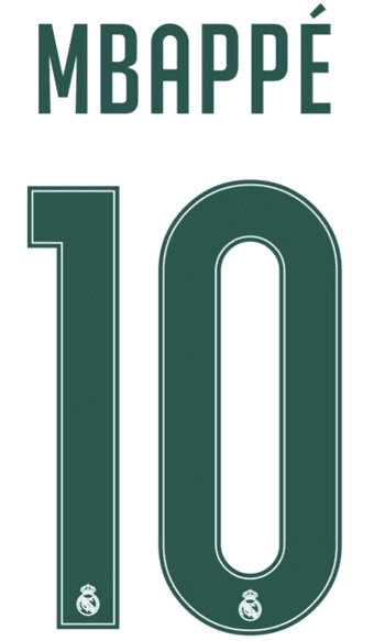 2026-27 Real Madrid UCL Home Shirt MBAPPE#10 Official Player Issue Size Name Number Set