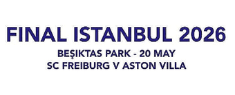 2026 Aston Villa EUROPA LEAGUE FINAL ISTANBUL Replica Match Day Transfer Details Football Logo