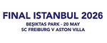 2026 Aston Villa EUROPA LEAGUE FINAL ISTANBUL Replica Match Day Transfer Details Football Logo