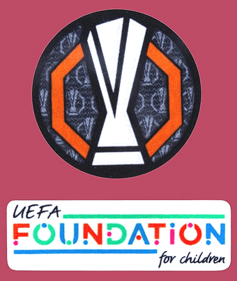 2026 Aston Villa EUROPA LEAGUE FINAL Official Player Issue Size Football Badge Patch Set