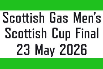 2026 Celtic**SCOTTISH CUP FINAL**Replica Match Day Transfer Details Football Logo