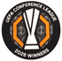2026 Crystal Palace CONFERENCE LEAGUE WINNERS Official Player Issue Size Football Badge Patch