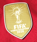 2026 Spain**WORLD CUP CHAMPIONS**Official Player Issue Size Football Badge Patch.