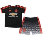 ADIDAS AC1474 BABY-INFANT Manchester Utd Soccer Third MiniKit 2015-16 - Size 9-12 months(0-1yr) NEW