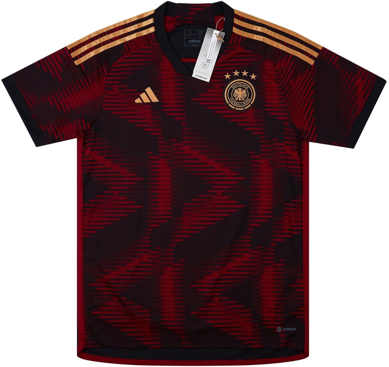 ADIDAS HJ9604 Germany WORLD CUP 2022 Football Soccer Away Shirt