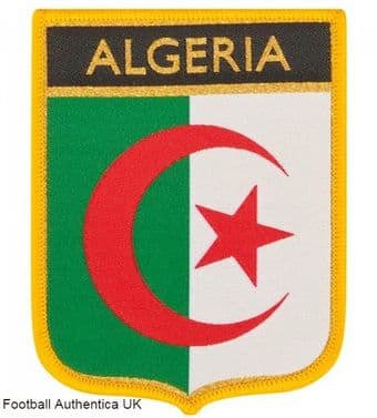Algeria Custom Fan Style Embroidered Football Soccer Badge Patch