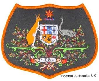 Australia Custom Fan Style Embroidered Football Soccer Badge Patch