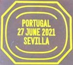 Belgium vs Portugal**EURO 2021**Official Player Issue Size Football Match Transfer Details Logo
