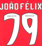 Benfica LIGA NOS Home Shirt 2018-19 JOAO FELIX#79 Official SIPESA Name Number Set