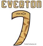 Benfica LIGA NOS Home/Third Shirt 2020-21 EVERTON#7 Official Football Name Number Set