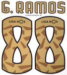 Benfica LIGA NOS Home/Third Shirt 2020-21 G.RAMOS#88 Official Football Name Number Set