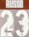 England WOMEN'S WORLD CUP 2023 Away Shirt 2023-24 RUSSO#23 Nike PS-Pro SportingiD Name Number Set