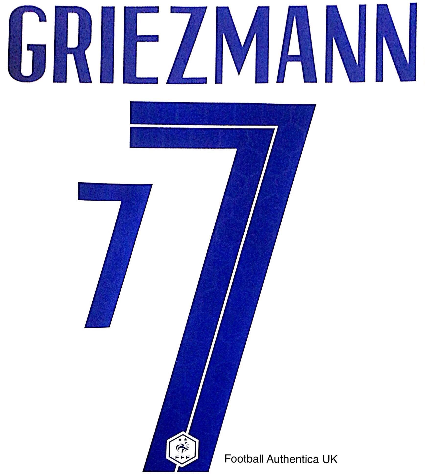 Flocage Griezmann #7 France Or – Maillot Domicile FFF Coupe Du Monde 2022, Neuf Avec étiquettes