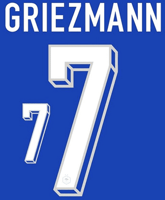 France EURO 2024 Home Shirt 2024-25 GRIEZMANN#7 Nike PS-Pro Monblason Name Number Set