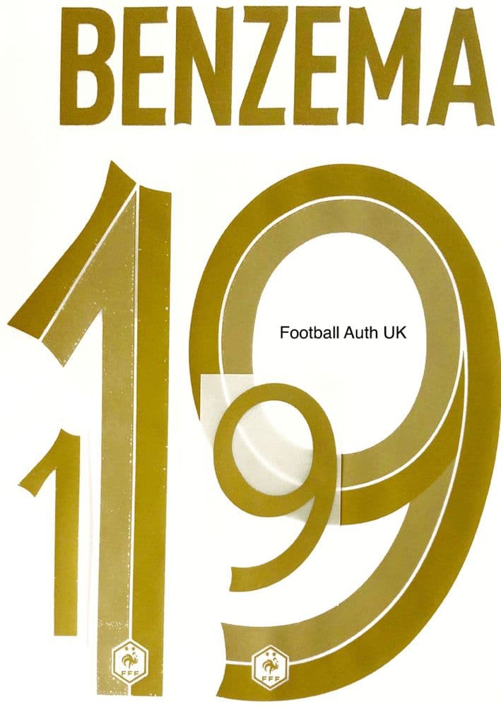 FLOCAGE OFFICIEL EQUIPE De France Benzema Exterieur 2022/2024 EUR 15,00 - FR FLOCAGE OFFICIEL EQUIPE De France Benzema Exterieur 2022/2024 EUR 15,00 - FR