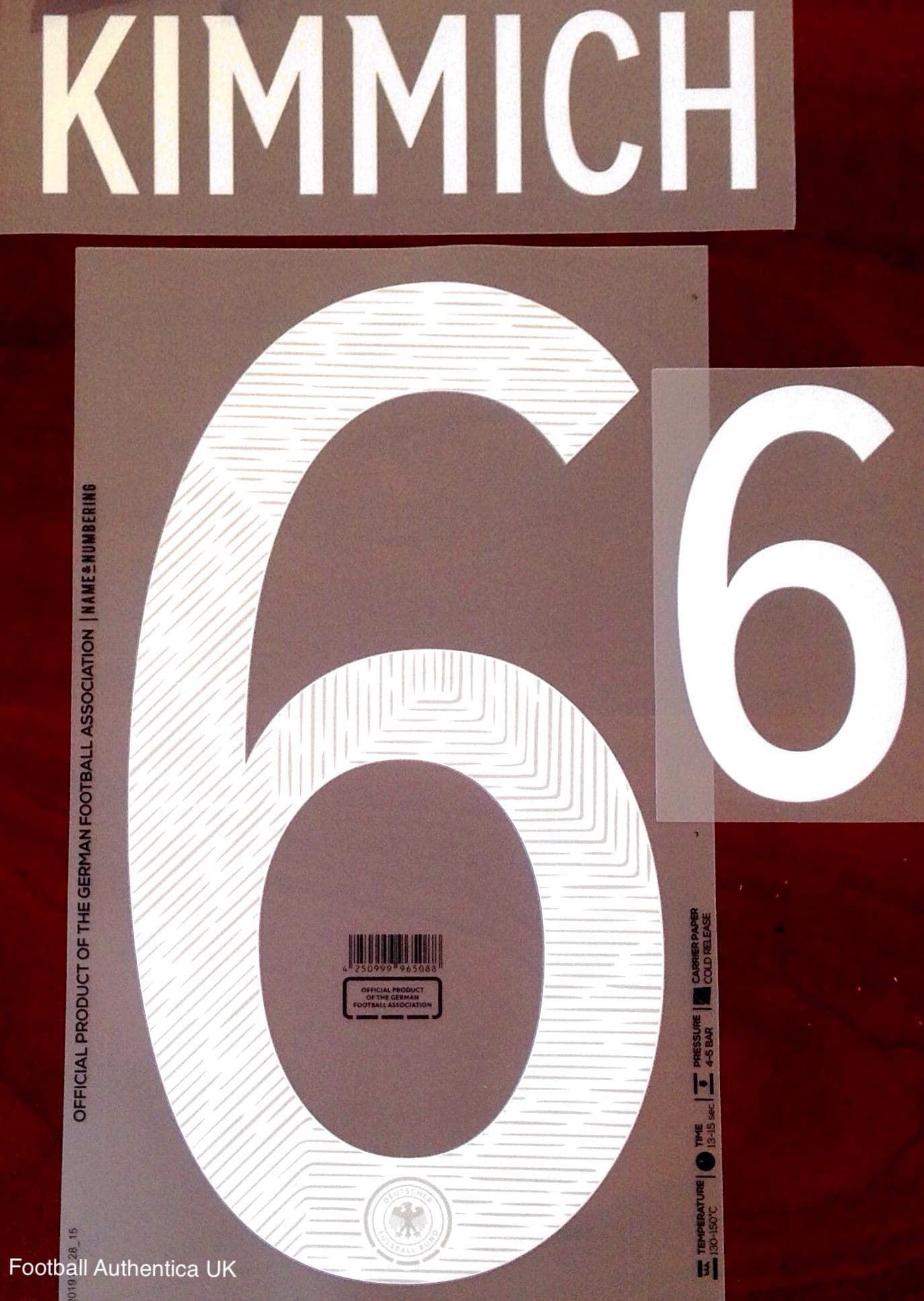 Germany EURO 2021 Away Shirt 2020-21 KIMMICH Official Adidas - Main Image