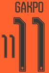 Holland World Cup 2026 Home Shirt 2026-27 GAKPO#11 Nike PS-Pro Football Name Number Set