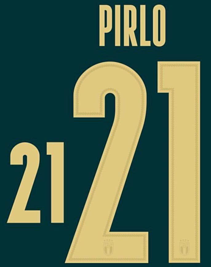 Name Pirlo Italy Jersey Italy HERO SET Home/Third Shirt 2019-20