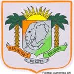 Ivory Coast / Cote d'Ivoire Custom Fan Style Embroidered Football Soccer Badge Patch