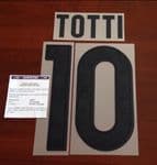 KIDS 2015-16 AS Roma TOTTI#10 Serie A Third Shirt OFFICIAL Stilscreen Name Number Set