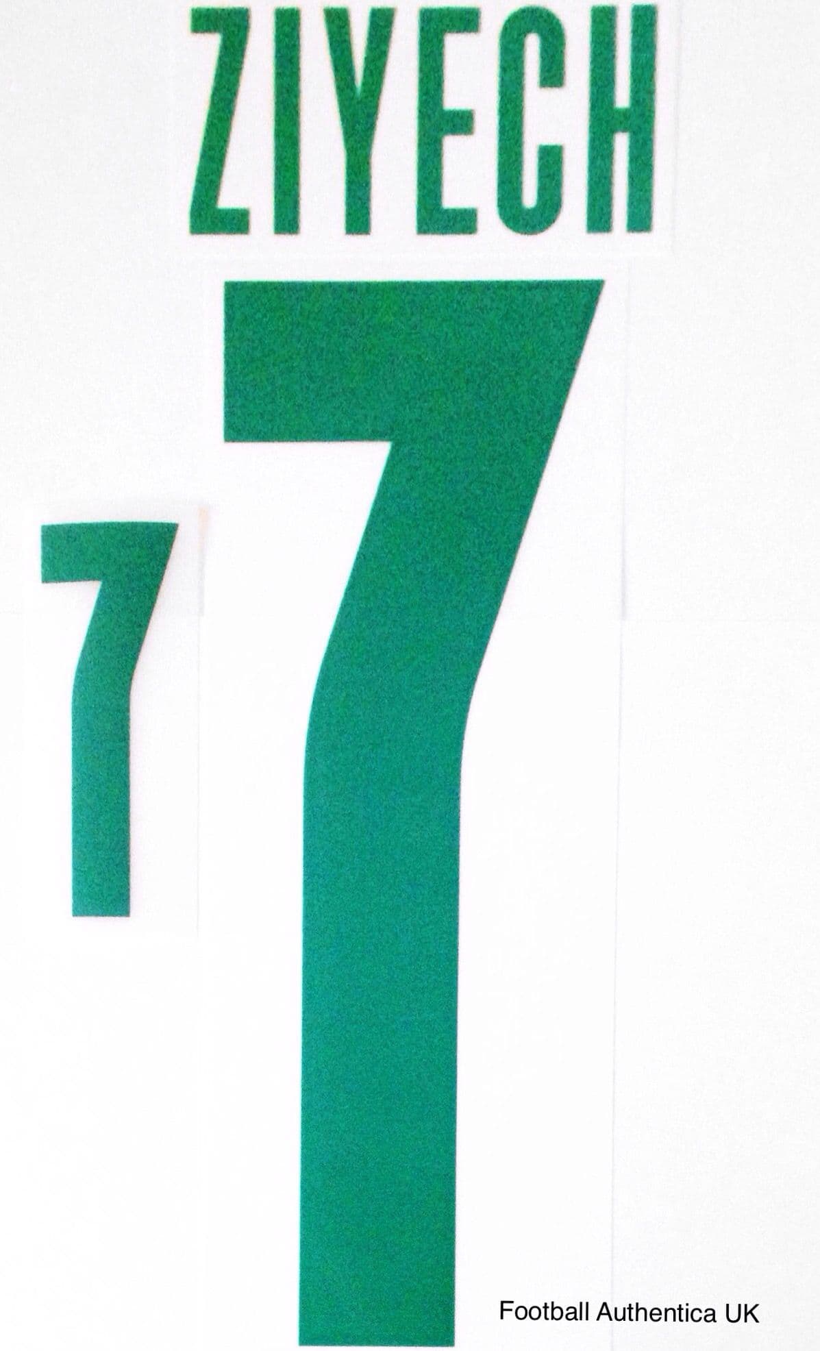 Morocco Away Shirt 2020-21 ZIYECH#7 Official Puma StilScreen Name Number Set