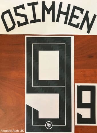 Nigeria**SUPER EAGLES**Away Shirt 2022-23 OSIMHEN#9 Nike PS-Pro Football Name Number Set